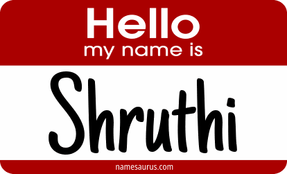 Hello my name is Shruthi png download