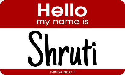 Hello my name is Shruti png download