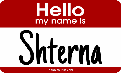 Hello my name is Shterna png download