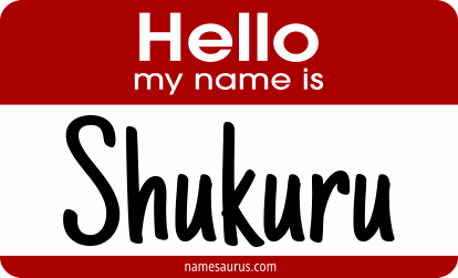 Hello my name is Shukuru png download