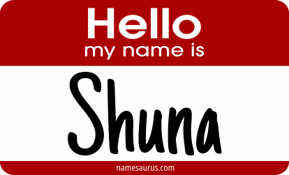 Hello my name is Shuna png download
