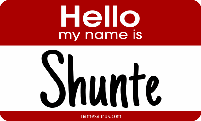 Hello my name is Shunte png download