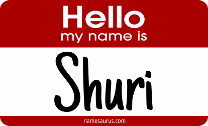 Hello my name is Shuri png download