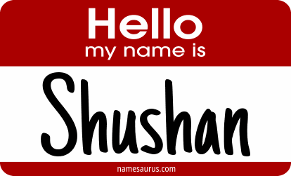 Hello my name is Shushan png download