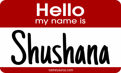Hello my name is Shushana png download