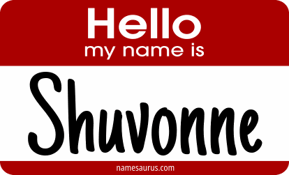 Hello my name is Shuvonne png download