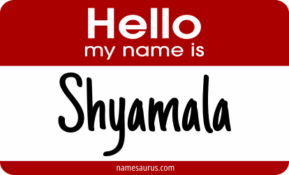 Hello my name is Shyamala png download