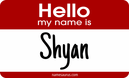 Hello my name is Shyan png download