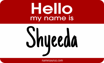 Hello my name is Shyeeda png download