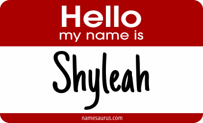 Hello my name is Shyleah png download