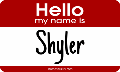 Hello my name is Shyler png download