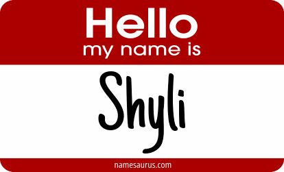 Hello my name is Shyli png download