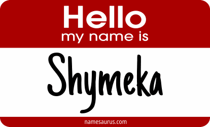 Hello my name is Shymeka png download
