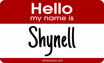 Hello my name is Shynell png download
