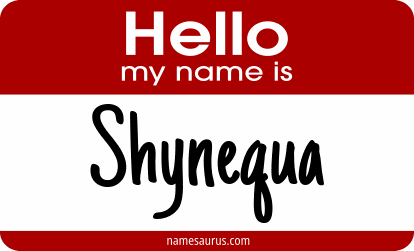 Hello my name is Shynequa png download