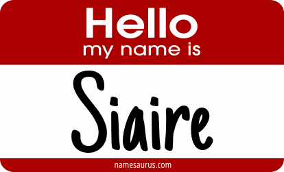 Hello my name is Siaire png download