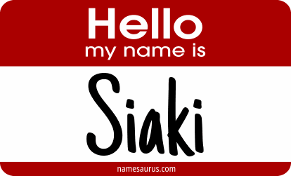 Hello my name is Siaki png download
