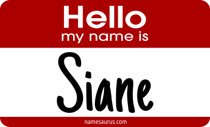 Hello my name is Siane png download
