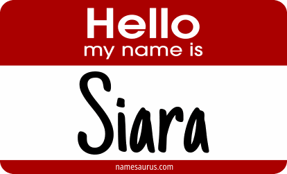 Hello my name is Siara png download