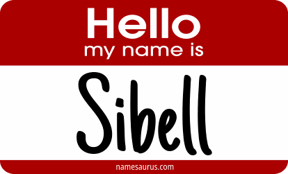 Hello my name is Sibell png download
