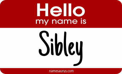 Hello my name is Sibley png download