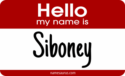 Hello my name is Siboney png download