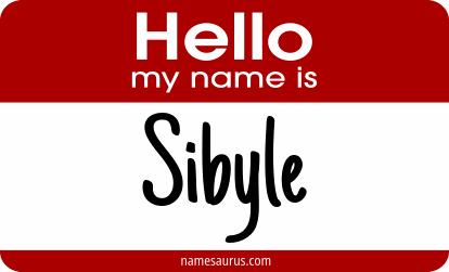 Hello my name is Sibyle png download