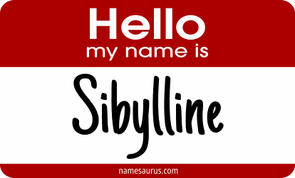 Hello my name is Sibylline png download