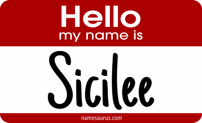 Hello my name is Sicilee png download
