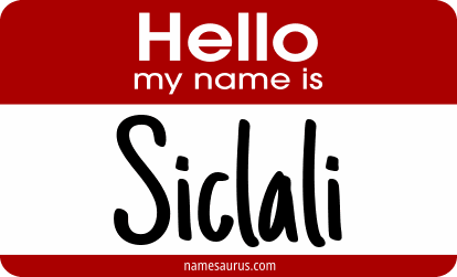 Hello my name is Siclali png download