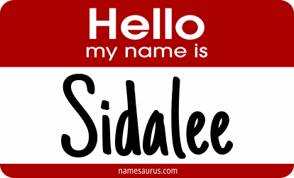 Hello my name is Sidalee png download