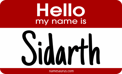 Hello my name is Sidarth png download