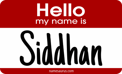 Hello my name is Siddhan png download