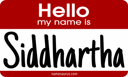 Hello my name is Siddhartha png download