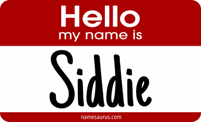 Hello my name is Siddie png download