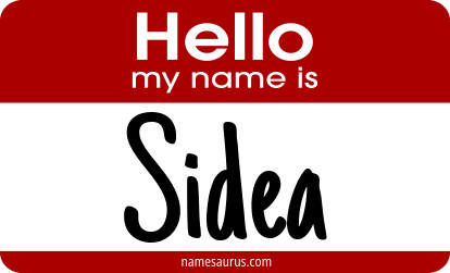 Hello my name is Sidea png download
