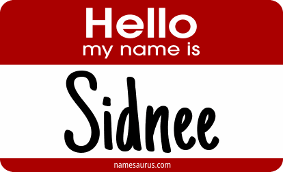 Hello my name is Sidnee png download