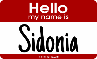 Hello my name is Sidonia png download