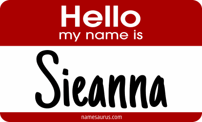 Hello my name is Sieanna png download