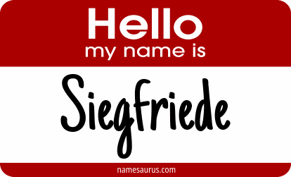 Hello my name is Siegfriede png download