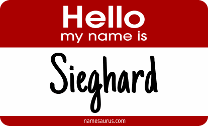 Hello my name is Sieghard png download