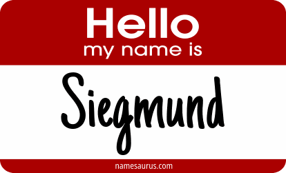 Hello my name is Siegmund png download