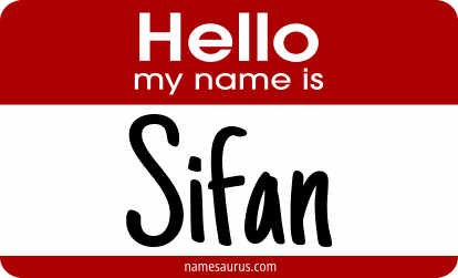 Hello my name is Sifan png download