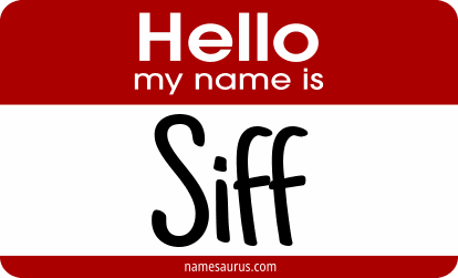 Hello my name is Siff png download