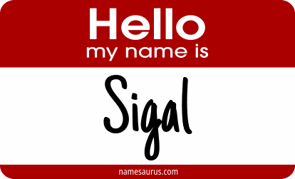 Hello my name is Sigal png download