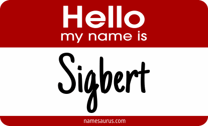 Hello my name is Sigbert png download