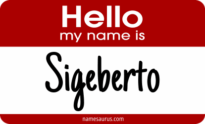 Hello my name is Sigeberto png download