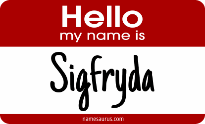 Hello my name is Sigfryda png download