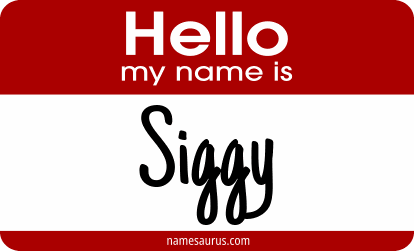 Hello my name is Siggy png download