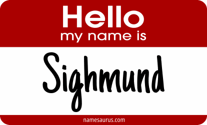 Hello my name is Sighmund png download